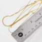 Gold Simple Double Layer Chain Necklace