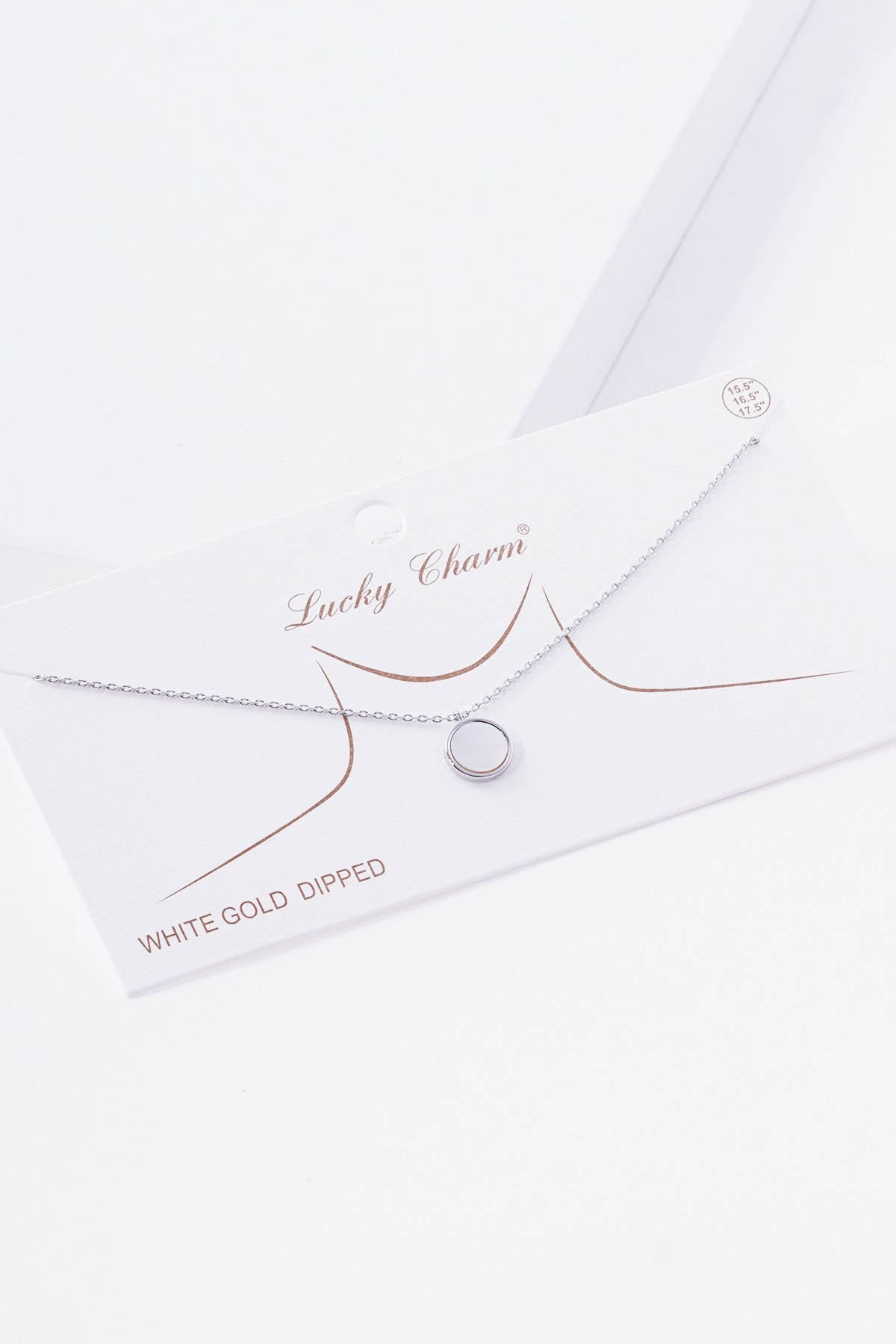 White Shelled Round Necklace