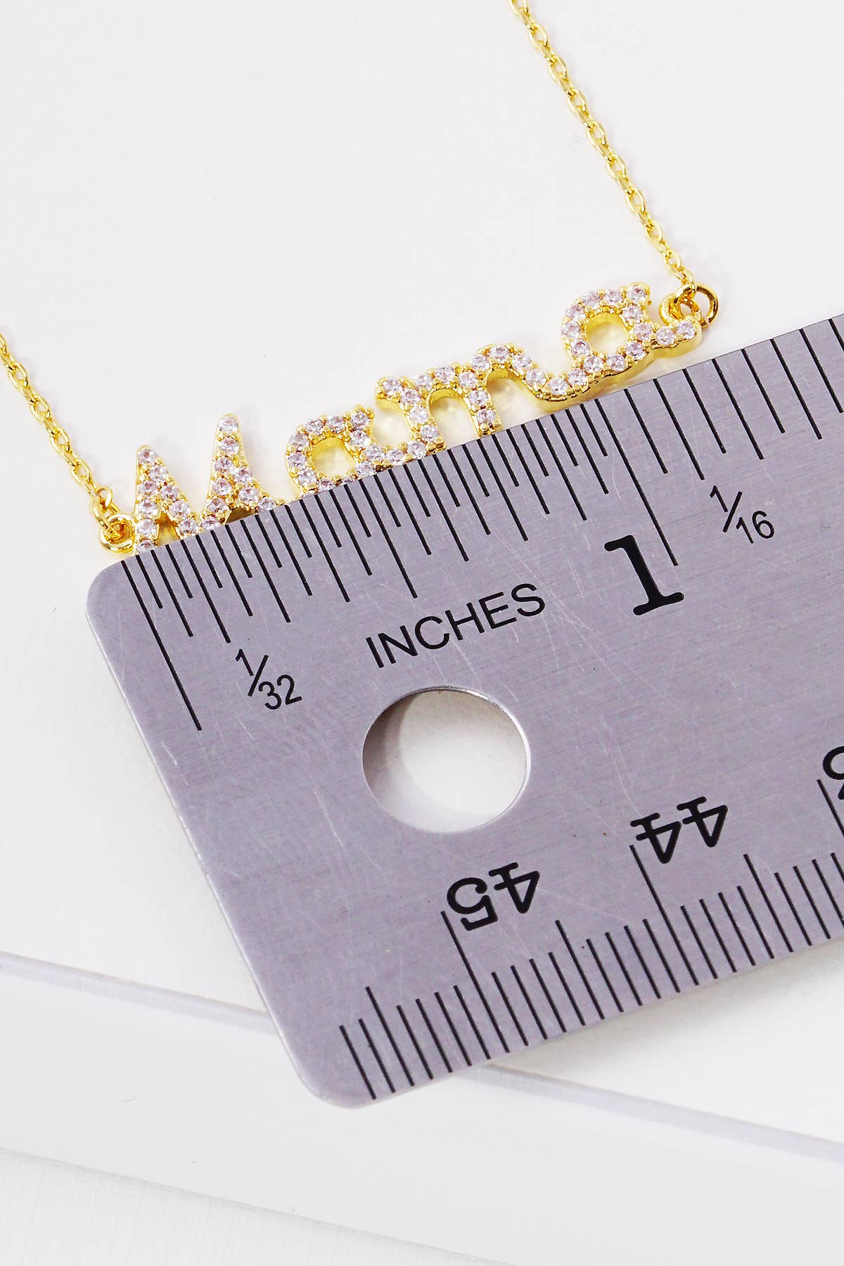 Minimalist Pavé "Mama" Lettering Bracelet
