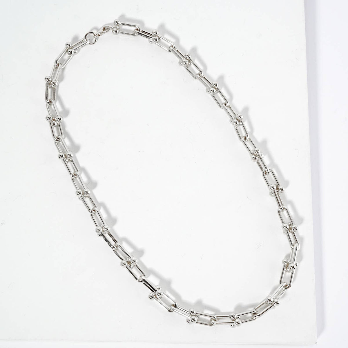 18K Gold Plated U-Link Chain Necklace