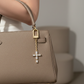 Cubic Zirconia Cross Bag Charm & Keychain