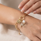 Starfish, Pearl, & "Love" Heart Charm Bracelet