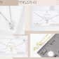 Botanical-Theme CZ Pearl Flower Pendant Necklace