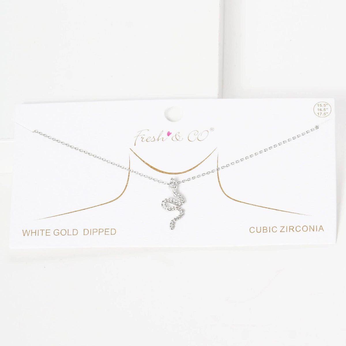 Gold Snake Warp Necklace