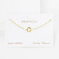 Gold Plated Initial Letter Bracelet