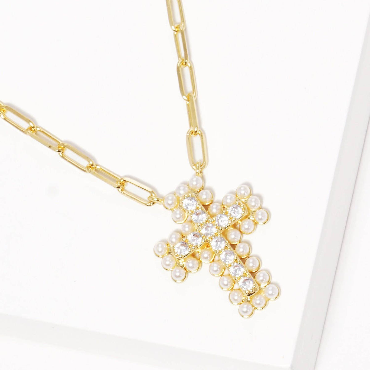 Freshwater Pearl Outline Necklace