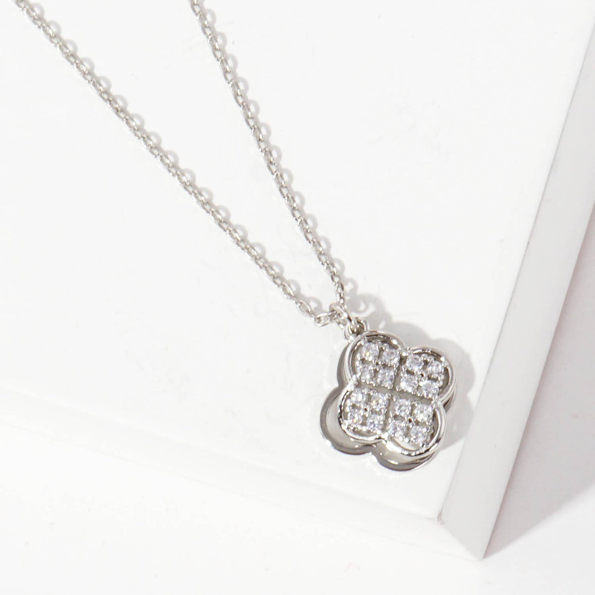 Gold Plated Four Leaf Clover Necklace