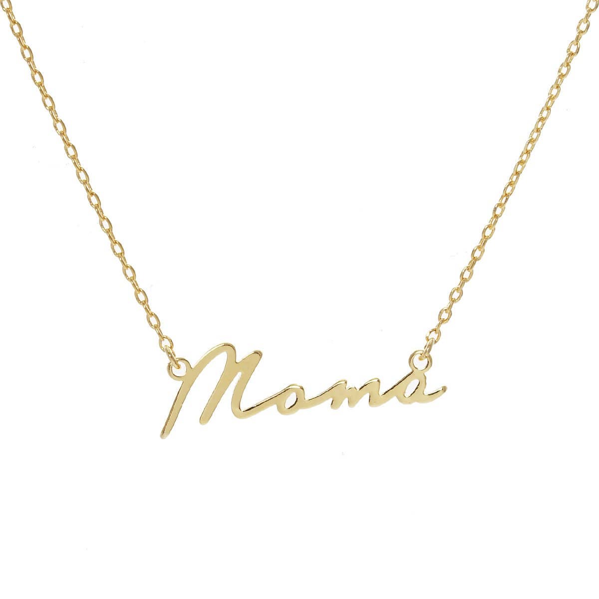 Gold Plated Mama Letter Necklace