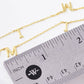 Mini Spaced Letter MIMI Necklace