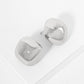 18K Gold Dipped 20mm Diamond Shape Button Stud Earrings