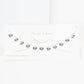Gold Plated Chain w/ Dangling Hearts Necklace