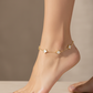 Lucky Charm Four-Leaf Clover Station Anklet - Multiple Color