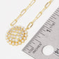 Freshwater Pearl Outline Necklace
