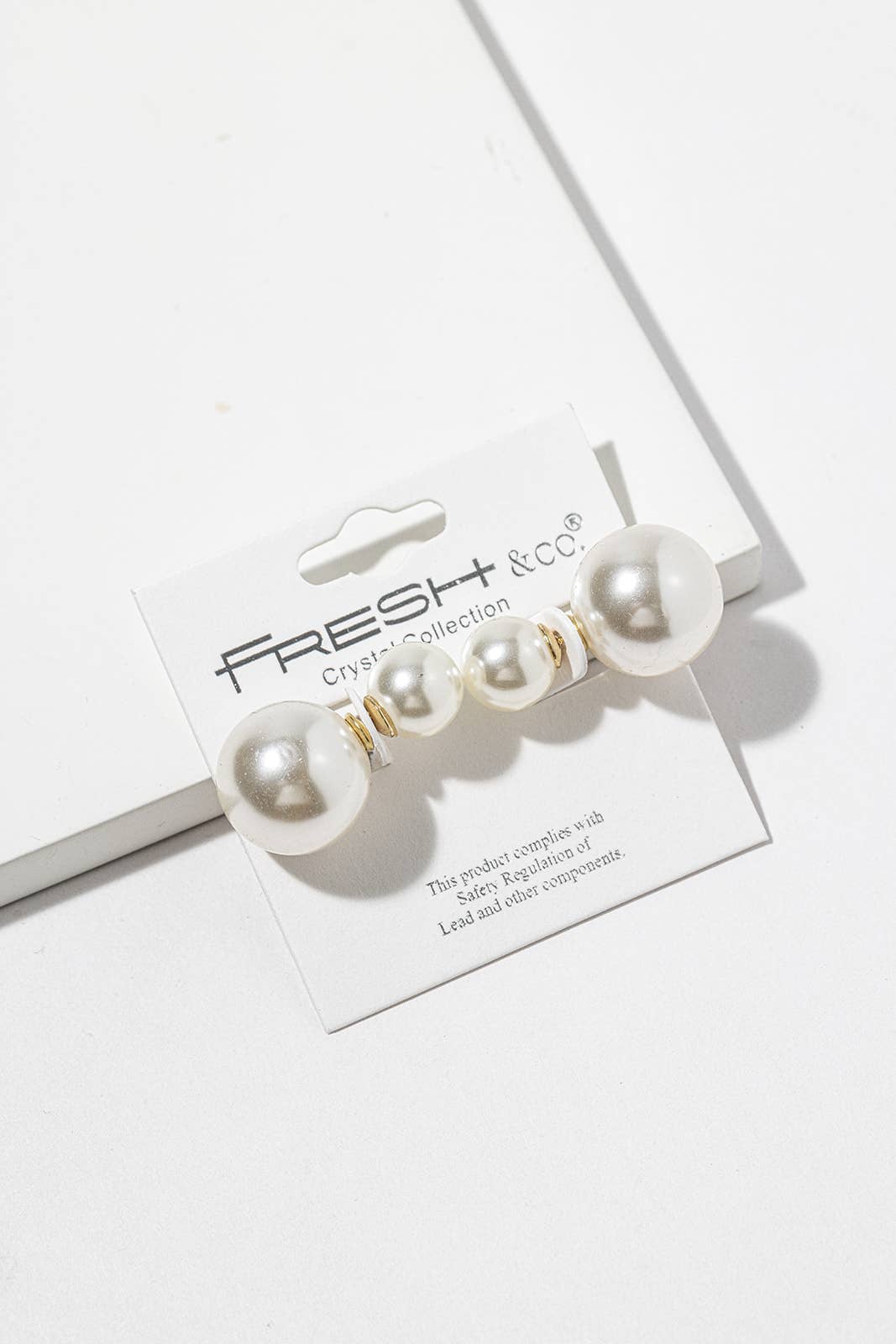 Double-Sided Pearl Stud Earrings – Pearl Ball Jacket