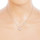 Gold Dipped Cubic Zirconia Pave Sea Life Starfish Necklace