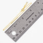 Minimalist Polished Brass Horizontal Bar Chain Bracelet