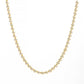 Gold Plated Bold Bead Necklace