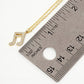 Musical-Note Pendant 18K-Gold-Dipped Necklace