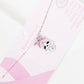 Breast Cancer Awareness Sugar Skull Necklace