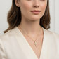Baguette Crystal Cross Pendant Necklace