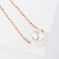 Elegant Bridesmaid Pearl Pendant Necklace