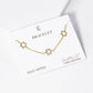 Celestial Star Station Bracelet with Cubic Zirconia Accents