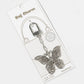 Elegant Filigree Butterfly Bag Charm