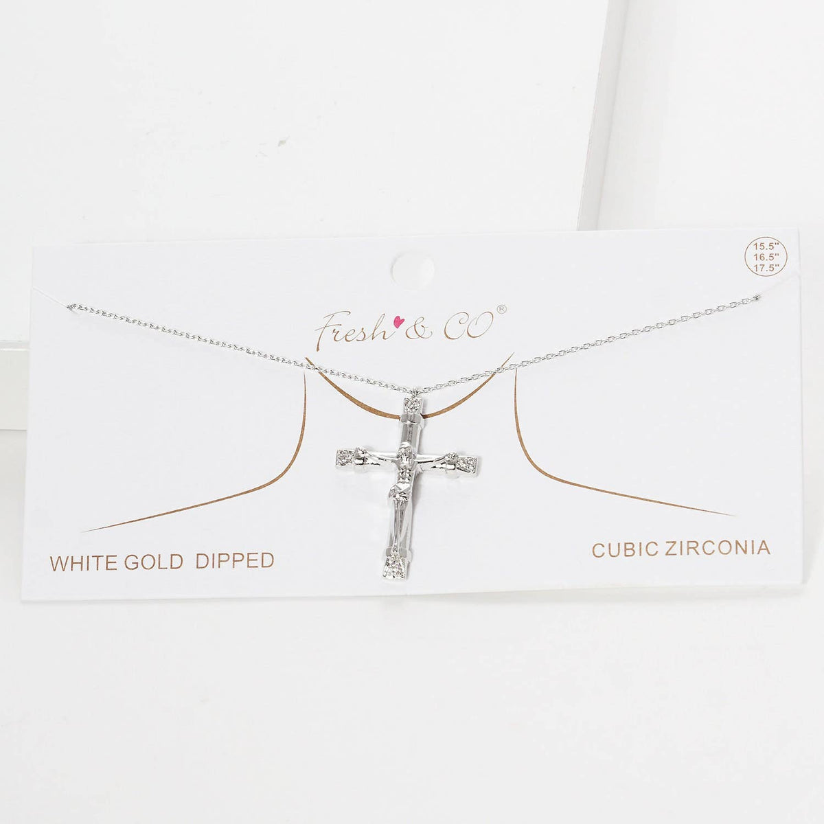 Gold Plated Crucifix Necklace