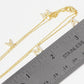 Gold Mama Initial Spaced Necklace