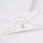Gold Plated Wishbone Necklace