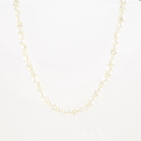Freshwater Pearl Trim Necklace