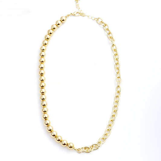 Gold Plated Napier Two Tone Necklace